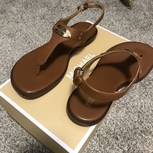 Michael Kors Leather Sandal